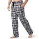 thumbnail image 5 of Pantalón de Pijama de Franela y Forro Polar para Hombre IZOD Cuadro Negro Mediano, 5 of 5