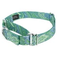 thumbnail image 2 of Country Brook Petz® Green Paisley Martingale Dog Collar, Medium, 2 of 7