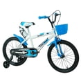 thumbnail image 1 of Bicicleta Infantil Lumax Rodada 18 con Llantas Entrenadoras Canasto Azul, 1 of 4