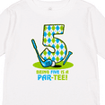 thumbnail image 4 of Inktastic Golf Par-tee 5th Birthday Boys Long Sleeve Toddler T-Shirt, 4 of 5