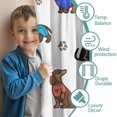 thumbnail image 3 of Blackout Kids Curtains,Dachshund Footprint Bone Childrens Insulated Curtains Set Of 2,Bedroom Essentials,Toddler Room Decor 42x54in(106x137cm), 3 of 4