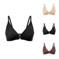 thumbnail image 1 of Sports Bras for Women Front Closure No Underwire Push Up Seamless Racerback Supportive Athletic Bralettes Workout Bra, 1 of 5