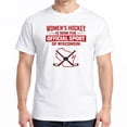 thumbnail image 3 of Women’s Hockey Is Now The Official Sport Of Wisconsin T-Shirt – Wisconsin Hockey Fan Graphic Tee, 3 of 5
