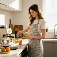 thumbnail image 6 of Waterproof, Oil-proof, Stain-proof Apron for Home and Kitchen Use, Polyester Material, Multicolor, Convenient Front Pouch, Customizable Rear Straps, 6 of 6