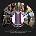 thumbnail image 7 of Lsque Leopard Neon Rainbow Gradient Pattern Mens Tank Tops Muscle Athletic Quick Dry Sleeveless Workout Fitness T Shirts Beach Tank Top, Loose-fit Sleeveless Shirt for Men-Large, 7 of 7
