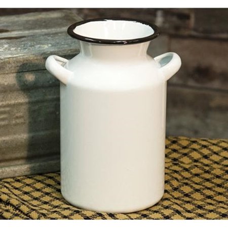 

Black Rim Enamel Milk Can
