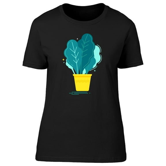 Cool Trendy Plant In A Pot Tee Women's -Image by Shutterstock