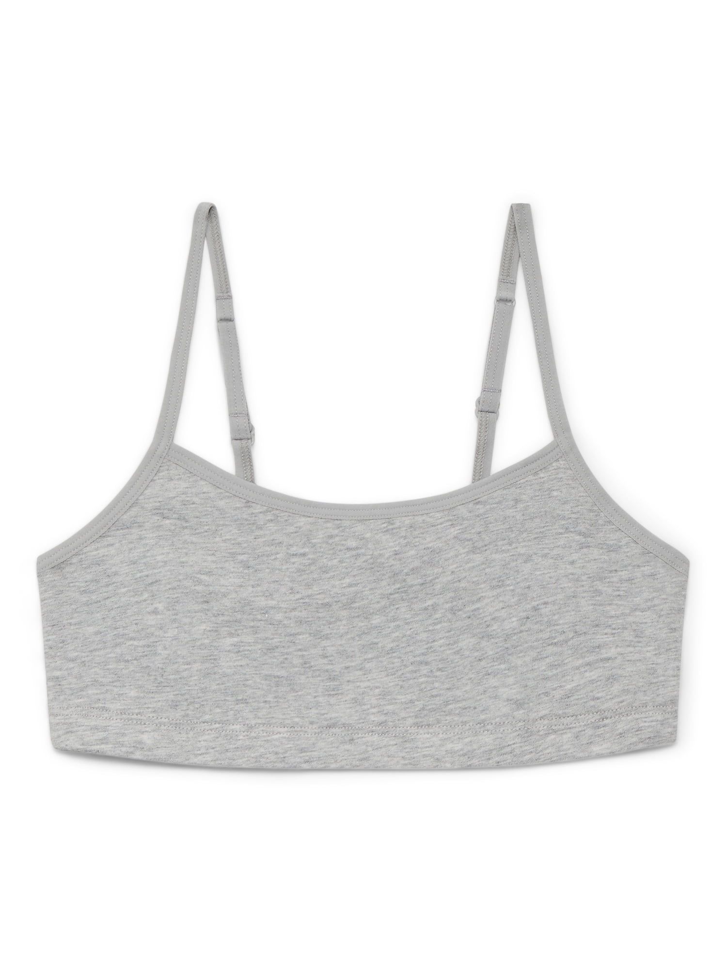 Wonder Nation Girls Cotton-Blend Bralette Bundle, 5-Pack, Sizes XS-2XL
