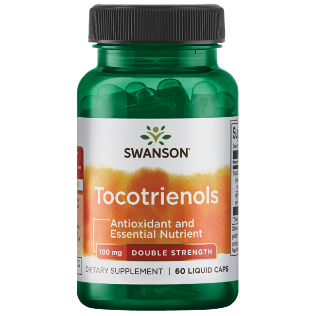Swanson Double Strength Tocotrienols Vitamin E Tocotrienols Supporting Heart Health, Nervous