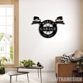 thumbnail image 2 of Craftnamesign Custom Motorcycle Garage Metal, Personalized Classic Motorcycle Name Sign, 2 of 4