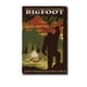 Maison de Bigfoot par Lanterne Presse Premium Giclée de Toile Emballée dans une Galerie d'Art - Prêt-à-Accrocher&44; 24 x 36 x 1,5 Po. – image 1 sur 1