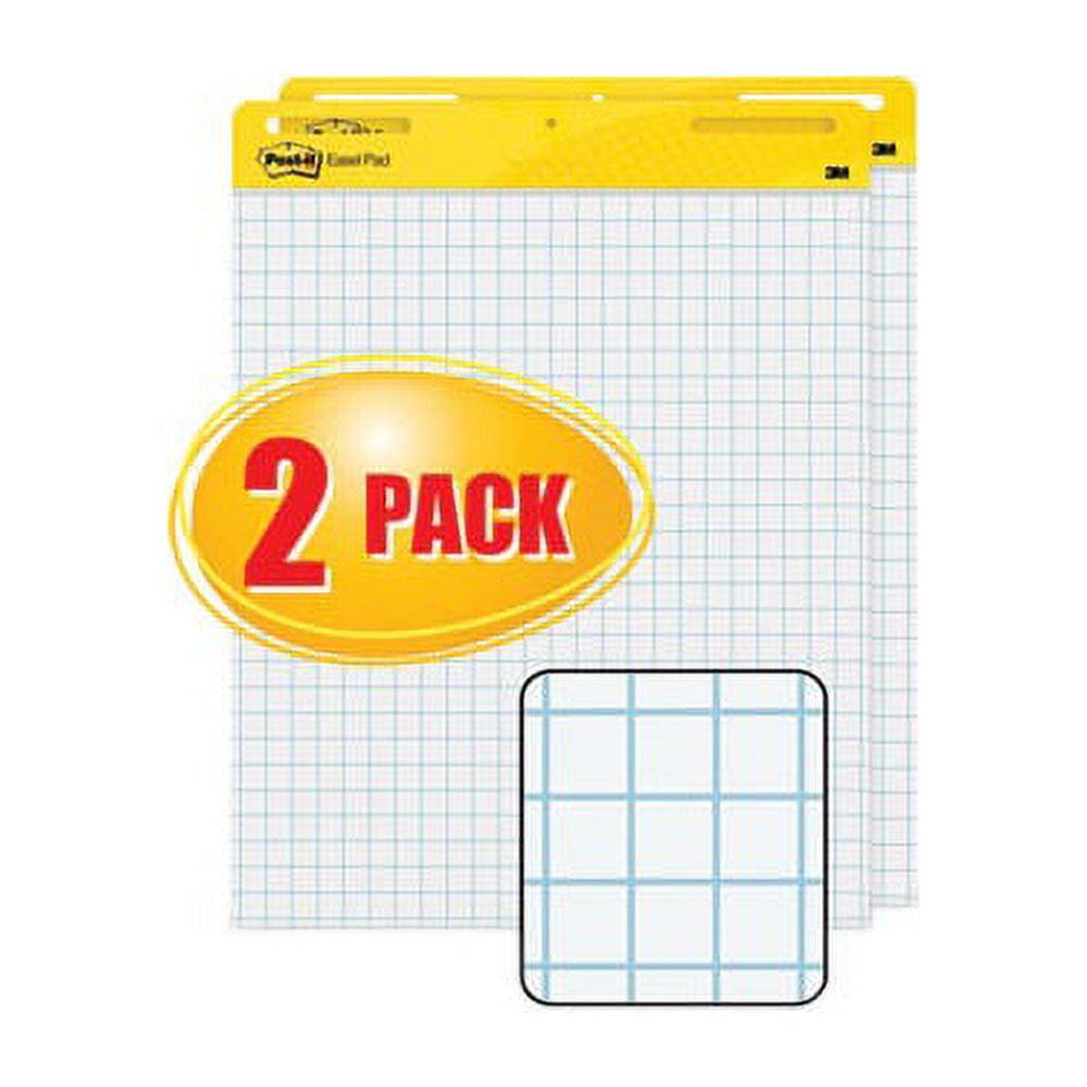 Self-Stick Easel Pads 25 x 30, White, 30 Sheets, 2/Carton