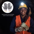 thumbnail image 3 of Guantes, guantes de trabajo antideslizantes de hilo de algodón con puntos de PVC para la construcción de jardinería mecánica de pintor, color negro 12 pares Advancent  AF000096-03, 3 of 7