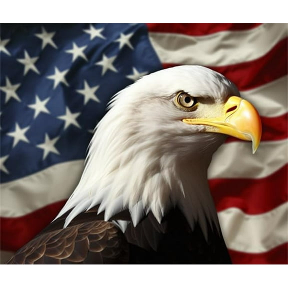 Puzzles For Adults 500 Pieces Bald Eagle American Flag Formation Wooden Educational Games For Family Friend Home Decor Jigsaw Puzzle Funny Wall Art Gift