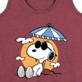 thumbnail image 3 of Peanuts - Snoopy's Beach Day - Women's Racerback Tank Top, 3 of 6