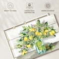 thumbnail image 6 of Elephant Stock Watercolor Lemons In Mason Jar Landscape Wall Art - Horizontal Canvas Wall Art - Hallway Wall Decor - Food And Drink Canvas - Yellow And Green Decor By Tre Sorelle Studios - 51" x 34", 6 of 8