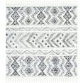 thumbnail image 6 of SAFAVIEH Moroccan Tassel Aphrodite Southwestern Shag Area Rug, Ivory/Grey, 8' x 10', 6 of 10