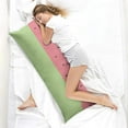 thumbnail image 4 of Tropical Watermelon Pattern Body Pillow Cover 20x54 - Cozy & Machine Washable with Hidden Zipper for Maternity & Sleep, 4 of 7