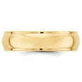 thumbnail image 6 of 14K Yellow Gold 6mm Half Round with Edge Band Ring Size 12, 6 of 7