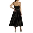 thumbnail image 4 of David’s Bridal, The Edit by DB Studio Women's Formal Corset Seam Full Skirt A-Line Dress, Mid-Length, Satin, 4 of 6