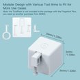 thumbnail image 4 of Tignapoo Robot Pousse-Bouton Intelligent Sans Fil avec Contrôle par Application et Minuterie, Compatibilité Alexa et Google Assistant, Aucun Câblage Nécessaire, Adhésif 3 m pour une Installation Facile, Connectivité Bluetooth pour l'Utilisation à Distance, 4 of 7