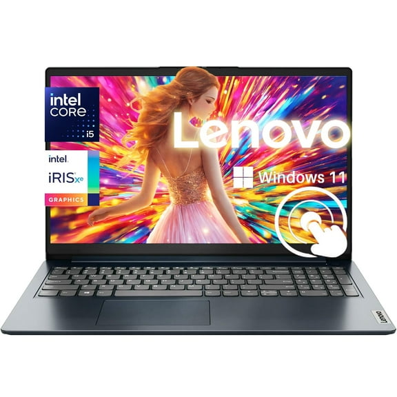 Lenovo 15.6" FHD Touchscreen Laptop | 40GB RAM | 1TB Storage (512GB SSD   512GB External Storage) | Intel Core i5-1235U (10 Core up to 4.40 GHz)| WiFi 6 | Bluetooth | Win 11 | w/WOWPC Bundle