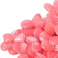 thumbnail image 2 of 100 Piezas Guijarros Reutilizables Que Brillan en para Paisajismo Al Aire Libre () Rosa, 2 of 3