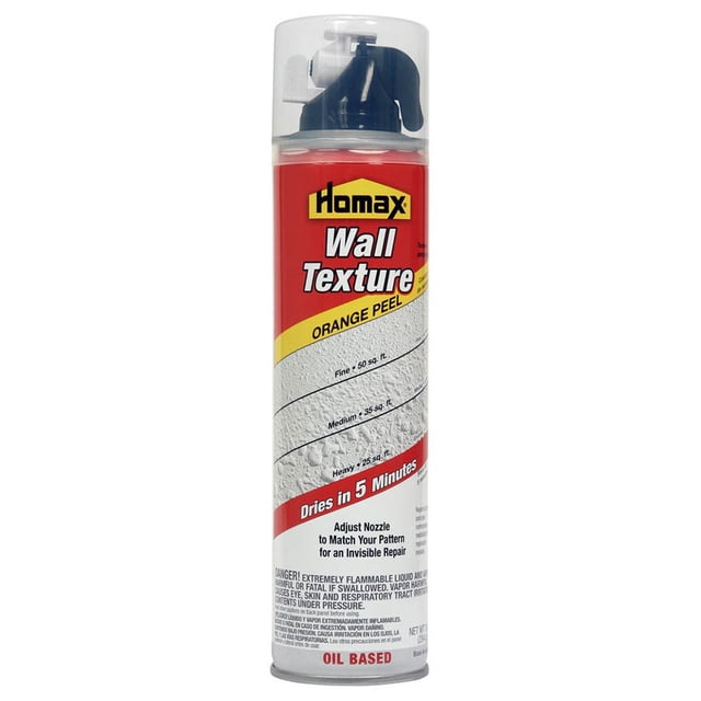 Aerosol Homax Wall Texture con acabado de piel de naranja, 300 ml
