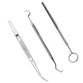 thumbnail image 3 of stanreset Mirror Stainless Steel Prepared Tool Set Probe Tooth 3pcs, 3 of 7