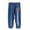 Dark Blue4, variant on Qingpeng Kids Girls Denim Joggers Elastic Waist Baggy Jeans Cute Embroidery Soft Sweatpants with Pockets