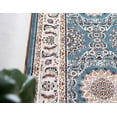 thumbnail image 6 of Rugs.com Rabia Collection Rug – 8' x 10' Blue Low Rug Perfect For Living Rooms, Large Dining Rooms, Open Floorplans, 6 of 9