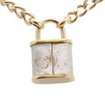 thumbnail image 3 of Pre-Owned Chanel Coco Mark Cadena Padlock Motif Chain Necklace, Gold Plated, Women's, 3 of 8