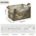 thumbnail image 7 of Yayeee Foldable Storage Basket for Shelves with Handles Set of 2 Waterproof Cloth Bins, Snow Mountains, 7 of 7
