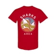 thumbnail image 1 of Sharks Area T-Shirt Men -Image by Shutterstock, Male 3X-Large, 1 of 2