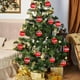 thumbnail image 4 of Set de adornos navideños de terciopelo y cristal | Pack de 12 6 cm | Decoración navideña lujosa y brillante, tamaño uniforme, plástico duradero, elegante decoración de árbol y corona, acento festivo, 4 of 5