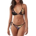 thumbnail image 1 of Balery Adorable Fluffy Bat Pijama Estampado Bikini de Dos Piezas para Mujer - Conjunto de Bikini Ajustable Sexy y Cómodo para Playa, 1 of 6
