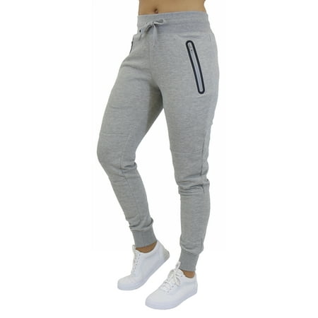 - Women’s Jogger Pants With Tech Zipper Pockets - SLIM FIT DESIGN