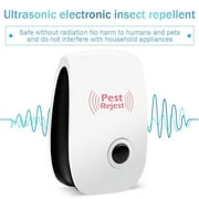 Ultrasonic Pest Repeller Plug in New 2019 Pest Repellent, Power Saving, Home Indoor and Outdoor Use, Pest Reject 2Pack Rat Repellent, Mice Repellent, Mosquitos, Roachs, Spiders, Bed Bugs, Fleas