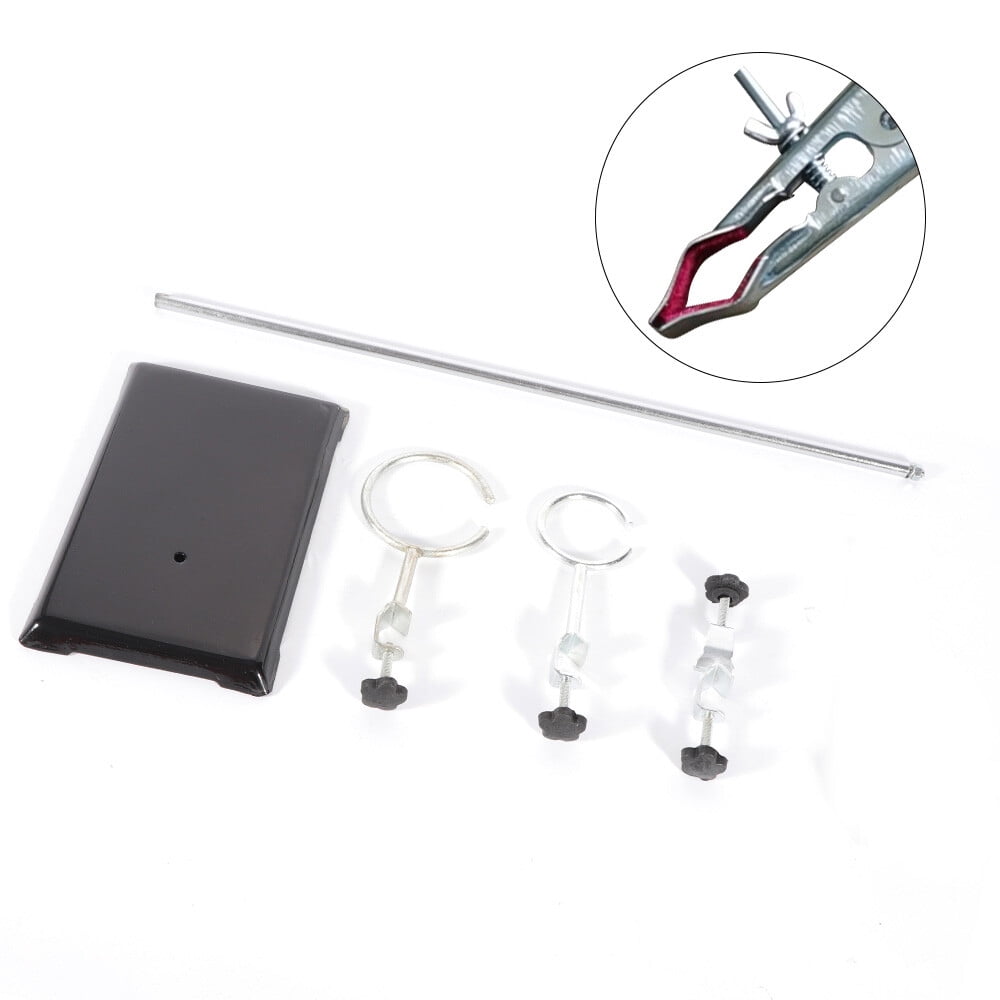 Laboratory Distilling Apparatus Stands Support Clamp Flask Retort Fixing Kit