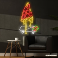 thumbnail image 2 of Glowneon Pizza Skate on Burrito Neon Sign, Fast Food Store Decor, 2 of 4