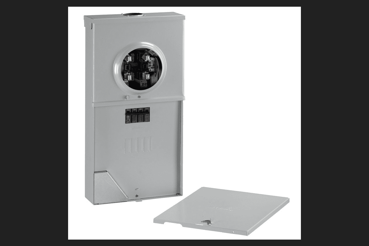 Midwest Electric Entergy Ringless Meter Socket Load Center 200 Amps 4