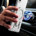 thumbnail image 6 of ELEHOLD for Samsung Galaxy S24 Plus Case,Magnetic Adjustable Ring Holder Kickstand Breathable Hole Slim Heat Radiation Frameless Shockproof Protective Case for Samsung Galaxy S24 Plus,Silver, 6 of 7
