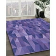 thumbnail image 2 of Ahgly Company Indoor Rectangle Patterned Purple Amethyst Purple Area Rugs, 8' x 12', 2 of 6