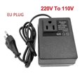 thumbnail image 1 of Convertidor de voltaje de 200 W (220 V a 110 V) - Transformador reductor - Adaptador de viaje con enchufe europeo s20241224239, 1 of 5