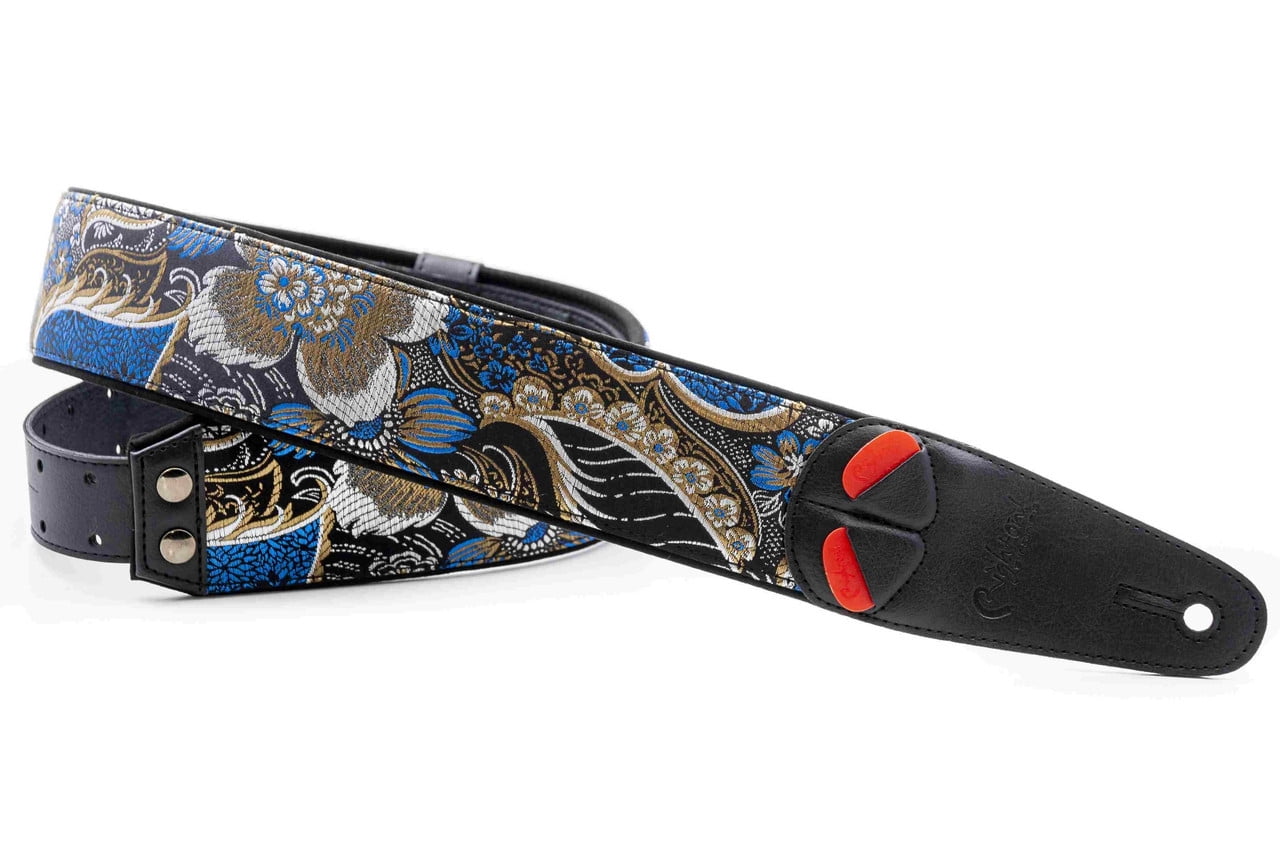 RightOn! Straps Mojo HOKKAIDO Guitar Strap BLACK