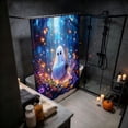 thumbnail image 4 of Under 5! Halloween Shower Curtain Ghost Polyester Lightweight & Quick Dry for Bathroom Shower Stall RV Home Halloween Bathroom Decor by MPOISVA, 4 of 7