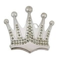 thumbnail image 3 of Royal Crown Belt Buckle Bling Bride Silver Metal Princess Fashion Gift Costume, 3 of 3
