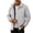 Gray, variant on Mens Waterproof Softshell Jackets Zip Up Stand Collar Side Pockets Fleece Lined Coats Windbreaker Rain Casual Hiking Outerwear