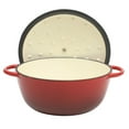 thumbnail image 3 of Gibson Home Addlestone 2.65 Quart Enamel Cast Iron Dutch Oven - Red, 3 of 10
