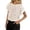 Beige, variant on Womens Summer Crochet Boho Crop Tops Short Sleeve Lightweight Knit Sweater 2026 Beach Vacation